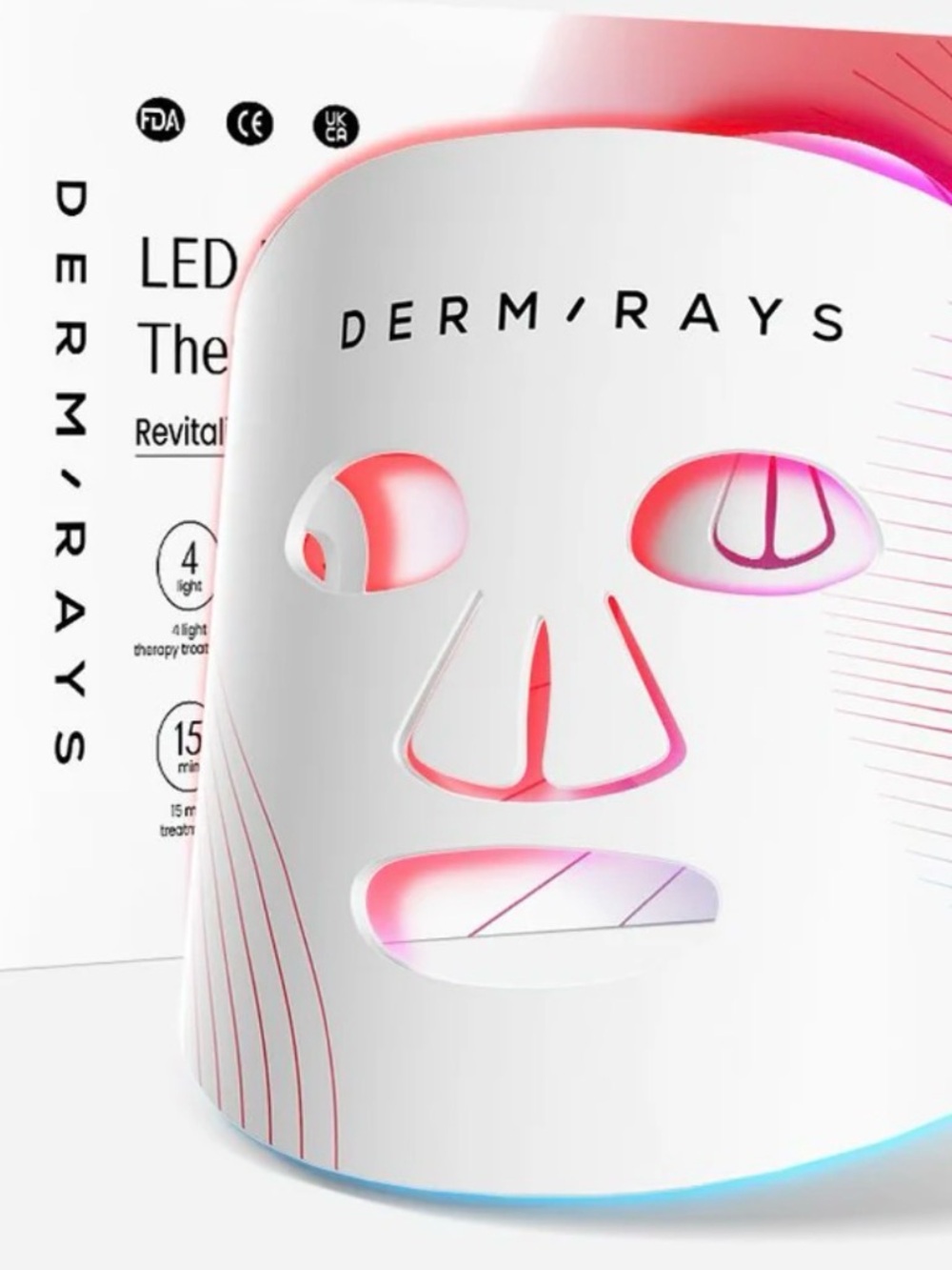 WOW POSHMARK Authentic NWT DermRays Multi-Wavelength LED Light Therapy Mask